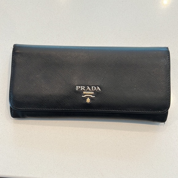 Prada Saffiano wallet - Black - Picture 3 of 16